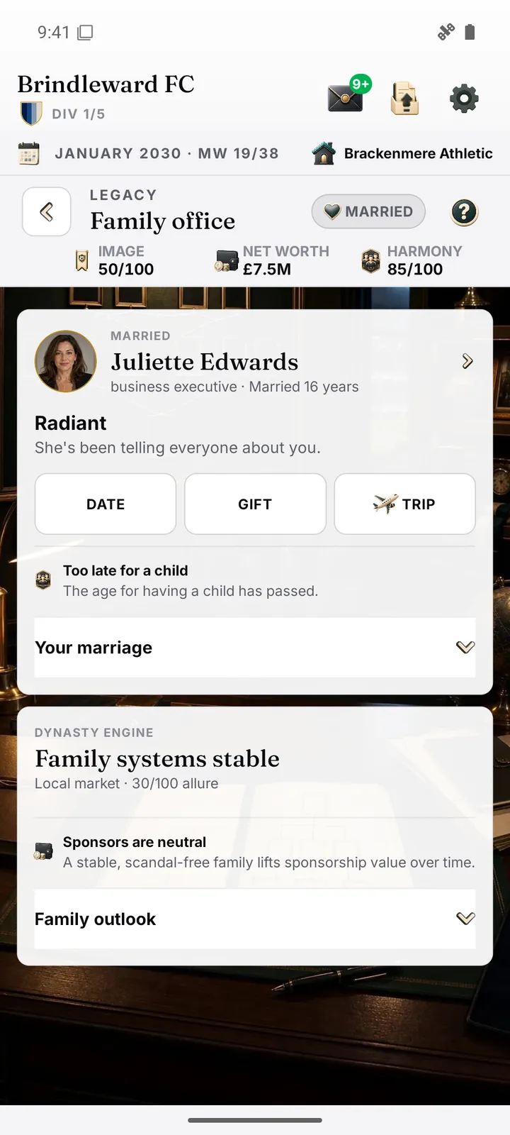 Legacy dashboard