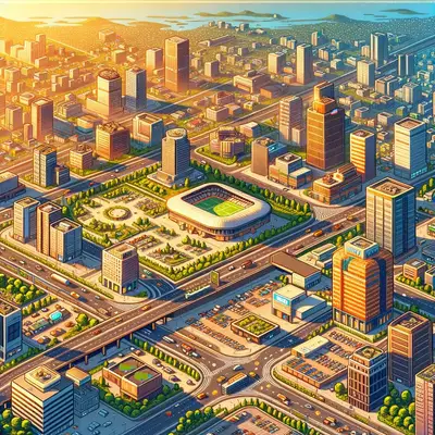 A city