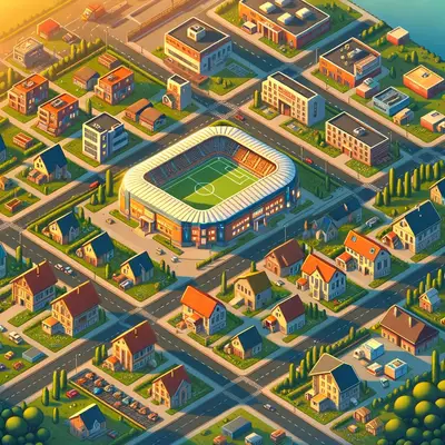 A growing town